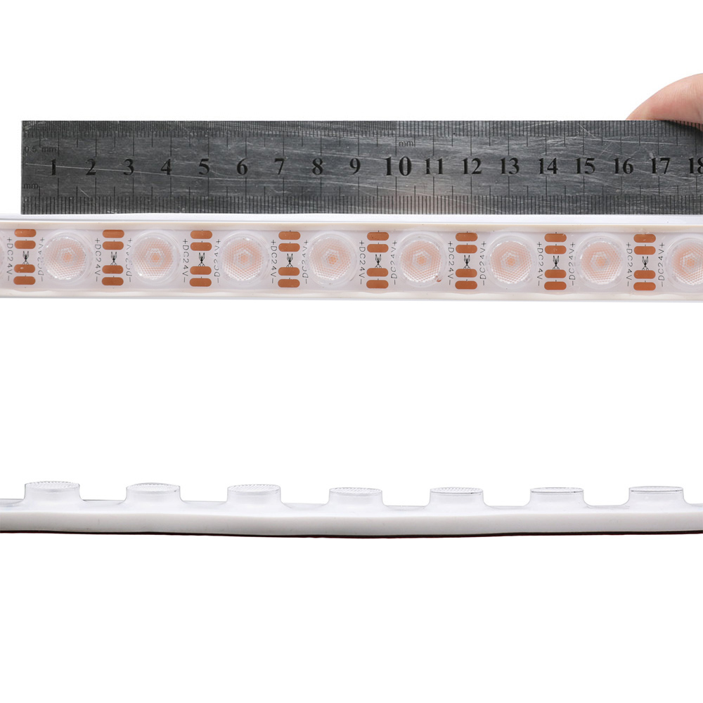 DC24V Waterproof IP66 Ra90 High Lens Bright White CCT Flexible LED Wall Washer Strip Light DC24V Waterproof IP66 Ra90 High Lens Bright White CCT Flexible LED Wall Washer Strip Light